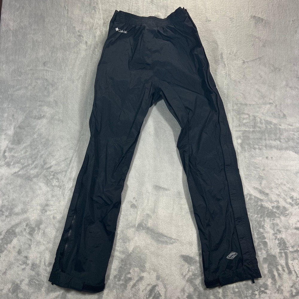 COLUMBIA Silver Leaf Hybrid Pant Men Large Black Outdoor Rain Pant Camp Winter